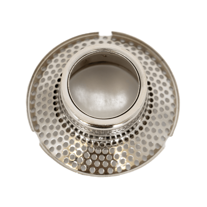 Handcrafted metal outer wick tube with perforated design, compatible with Aladdin lamp burners, ideal for Lamps & Lighting, Parts and Accessories, Wicks and Mantles, Best Sellers, and Promo Eligible collections.