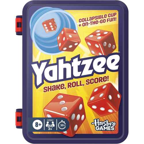 Yahtzee Travel Game with Collapsible Cup