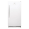 Tall white upright freezer with a single door, minimalist handle, and temperature control panel, handcrafted in the USA and featured in Amish Made and Appliances collections.