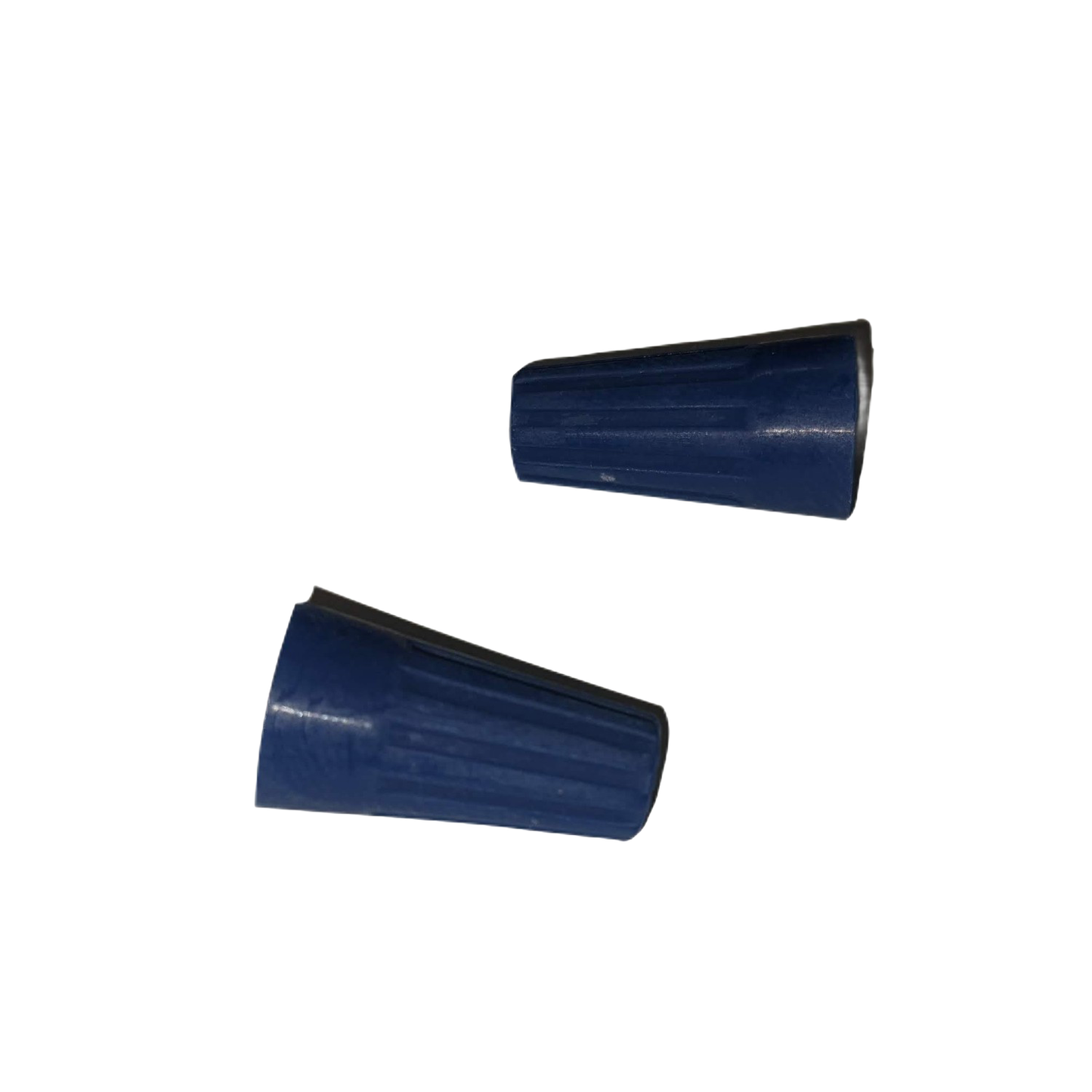 Two blue plastic wire connectors designed for use in electric conversion and emergency supplies, included in Lamps & Lighting and Parts and Accessories collections.