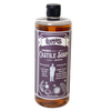 Amber bottle of Lehman's handcrafted concentrated Castile soap with lavender essential oil, featuring a natural plant-based formula and highlighting USA made quality for Health & Wellness, Grooming, and Soapmaking collections.