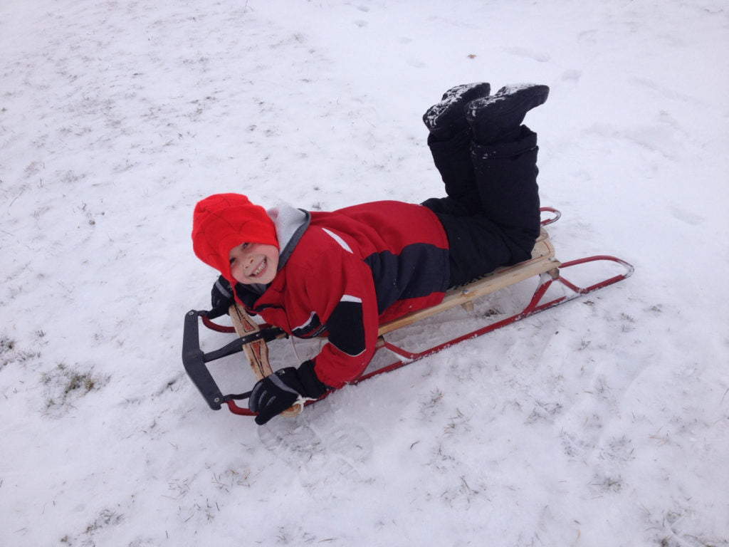 carsten sledding