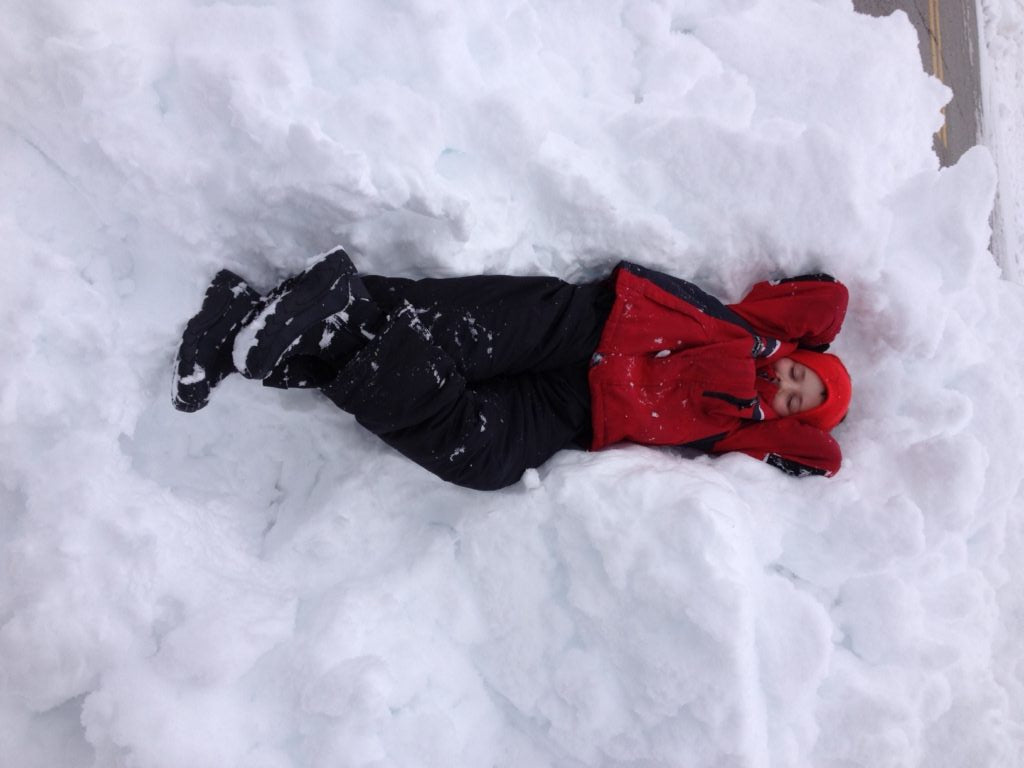 carsten in snowbank