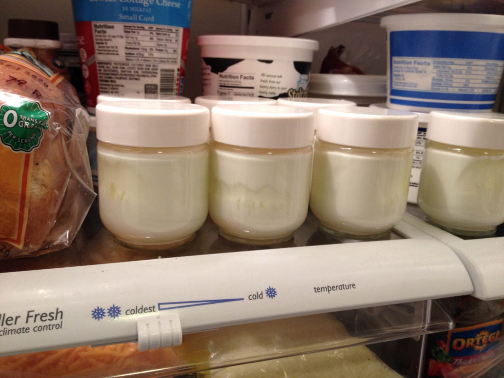 jars in fridge