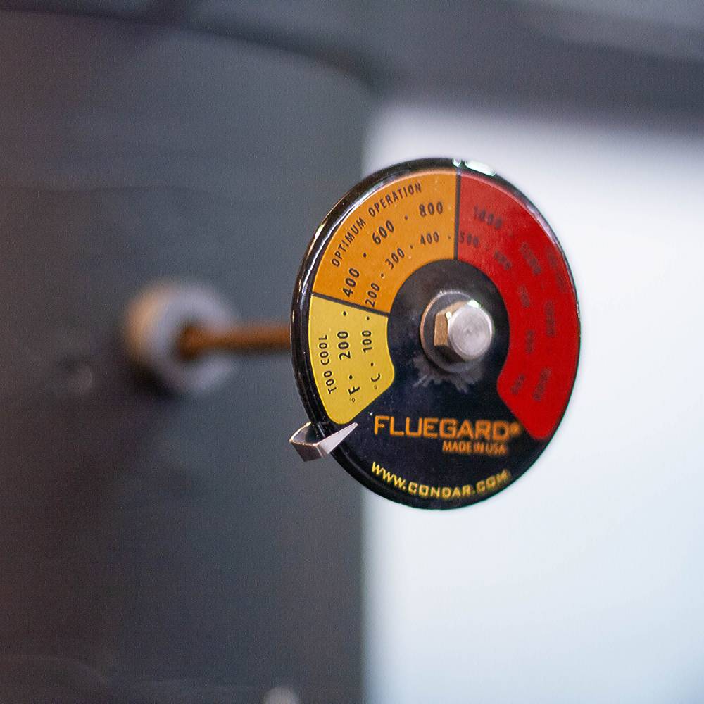 Fluegard stovepipe thermometer