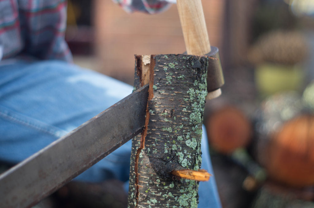 Proven effective in continuous use since the 1800s, our froe has dozens of uses in building log cabins, making furniture, shingles and kindling, and weaving baskets. At Lehmans.com and our store in Kidron, Ohio.