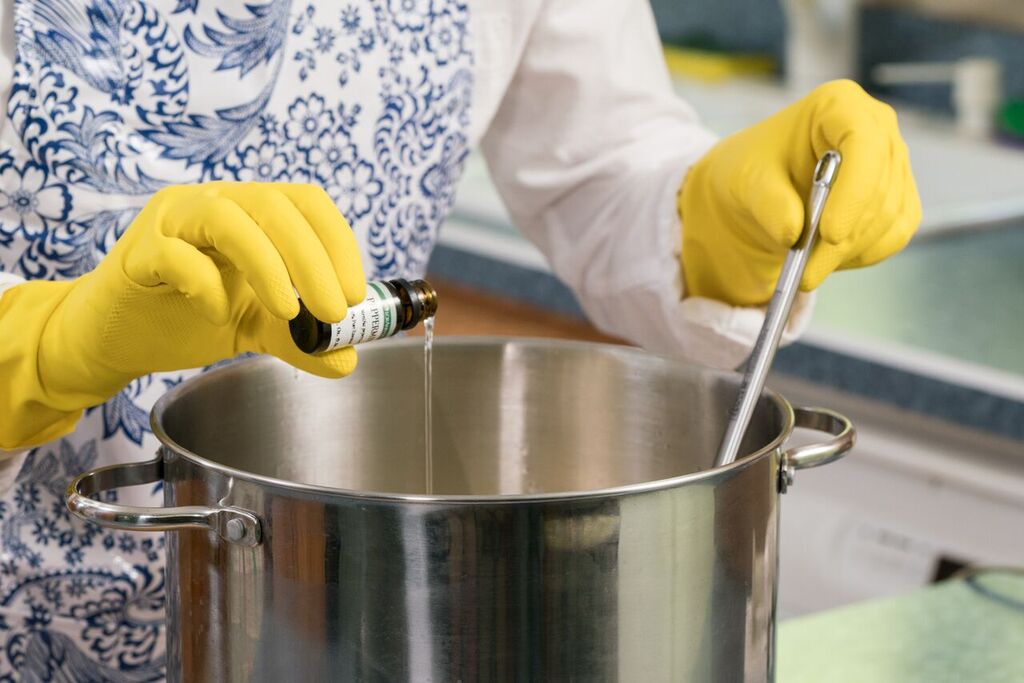adding essential oils