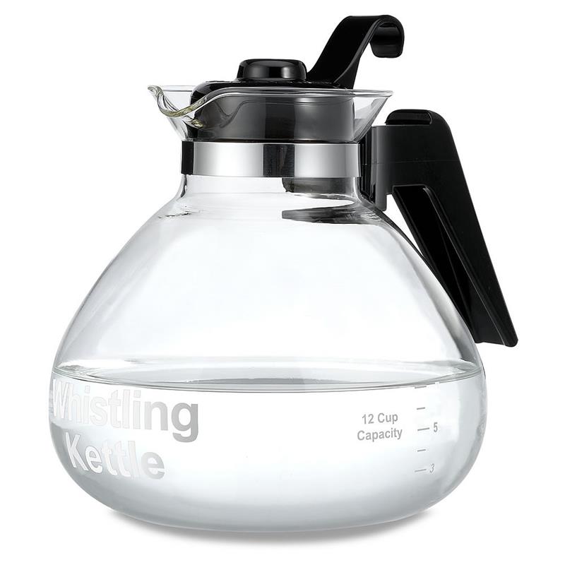 Our hygienic glass kettle makes better hot water for coffee and tea because glass can't taint water with metallic tastes or other flavors. At Lehmans.com and our store in Kidron, Ohio.
