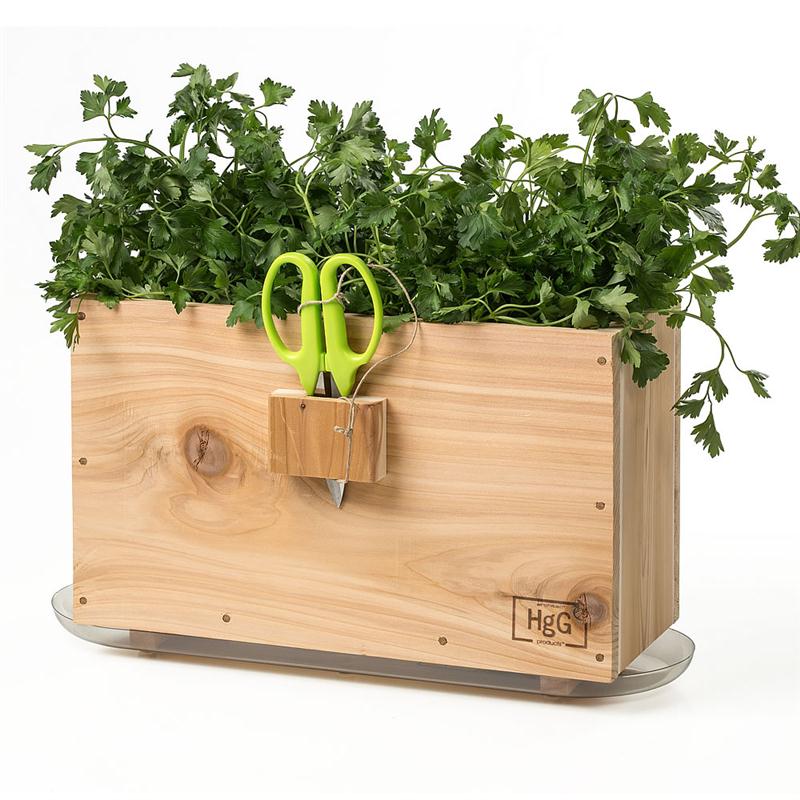 Enjoy fresh herbs year-round in our durable windowsill box. At Lehmans.com.