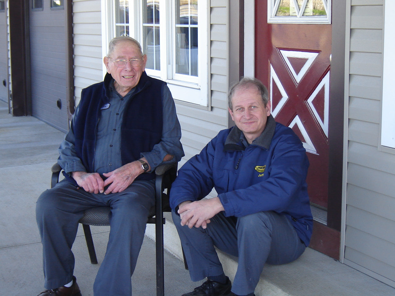 grandpa and dad