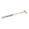 Durable corkscrew weeder with a hardwood handle and metal helix, designed for easy root removal, featured in Farm, Garden & Tool, Digging and Cultivating, Best Sellers, and Promo Eligible collections.