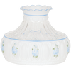 Aladdin Blue Rose Glass Oil Lamp Shade
