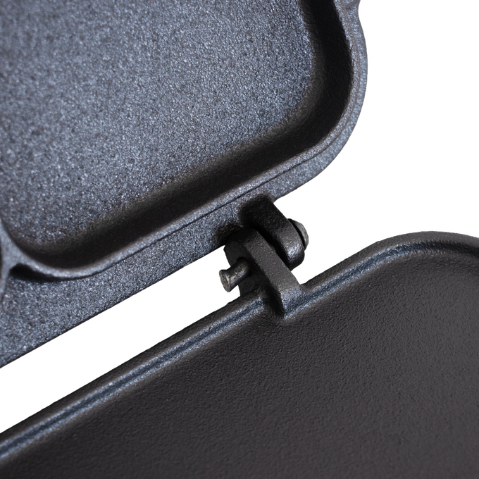 Lehman's Kitchen Family-Size Cast Iron Flip Griddle & Sandwich Press