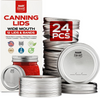 FORJARS Canning Lids and Bands for Regular or Wide Mouth Jars – 12 pk