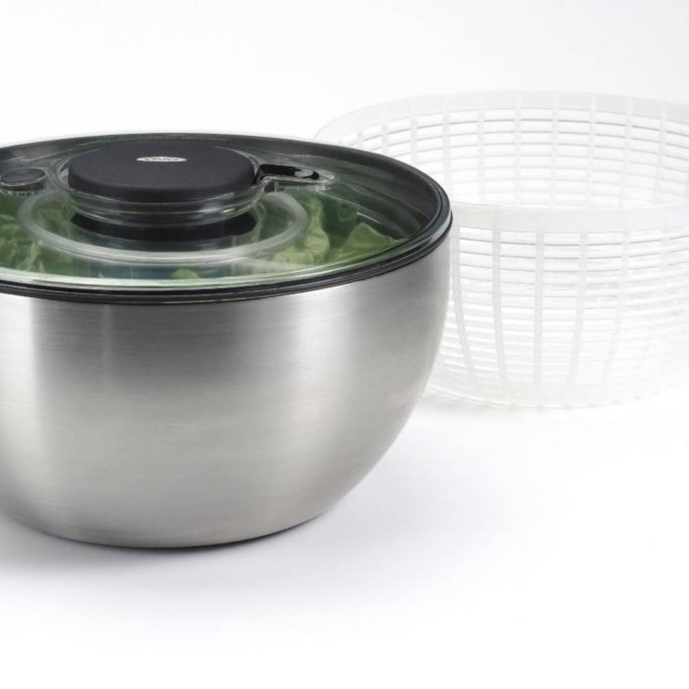 OXO Stainless Steel Salad Spinner | Lehman's