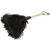 Ostrich feather duster with a natural wooden handle and soft black feathers, handcrafted in South Africa, ideal for Home & Decor, Household Cleaning, Cleaning Utensils and Gadgets, Best Sellers, and Promo Eligible collections.