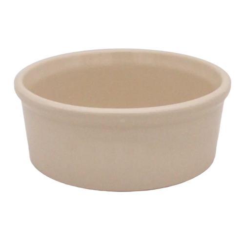 Stoneware Plain Pet Bowl – Large