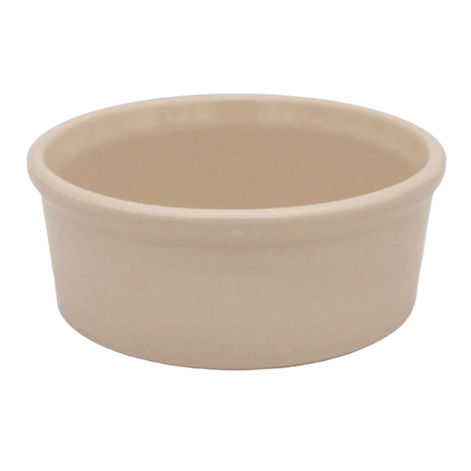 Stoneware Plain Pet Bowl – Large