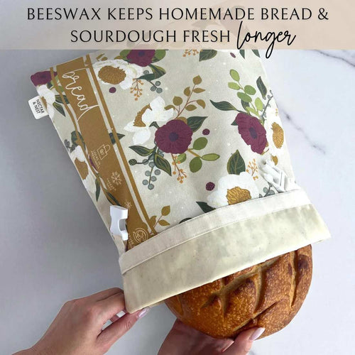 Bread Baker Storage Set – Beeswax Bag and Bowl Cover