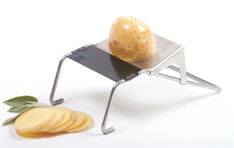Want finer slices? Try Feemster's Famous Vegetable Slicer! Click to see it at Lehmans.com.