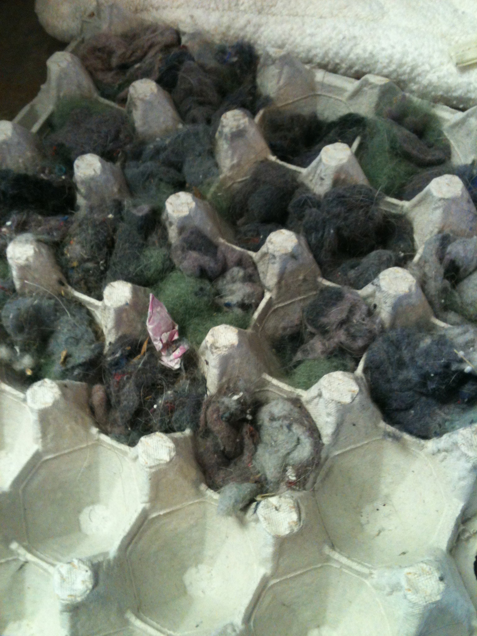 Lint in carton