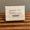 Handcrafted 1-pound white soap base bar, lye-free and easy to melt, perfect for custom soapmaking in Health & Wellness, Soaps and Soapmaking, and Soapmaking Supplies collections.