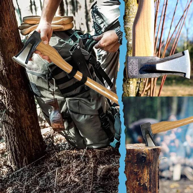 Prandi 4.41-Lb Splitting Axe with Hickory Handle