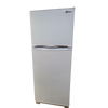 Compact white gas refrigerator with separate freezer compartment and smooth finish, designed for small spaces and featured in USA Made, Appliances, and Best Sellers collections.