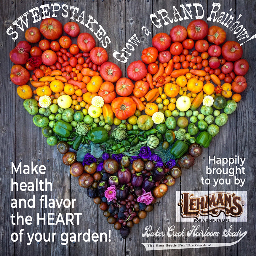 Lehman's & Baker Creek Seeds Sweepstakes