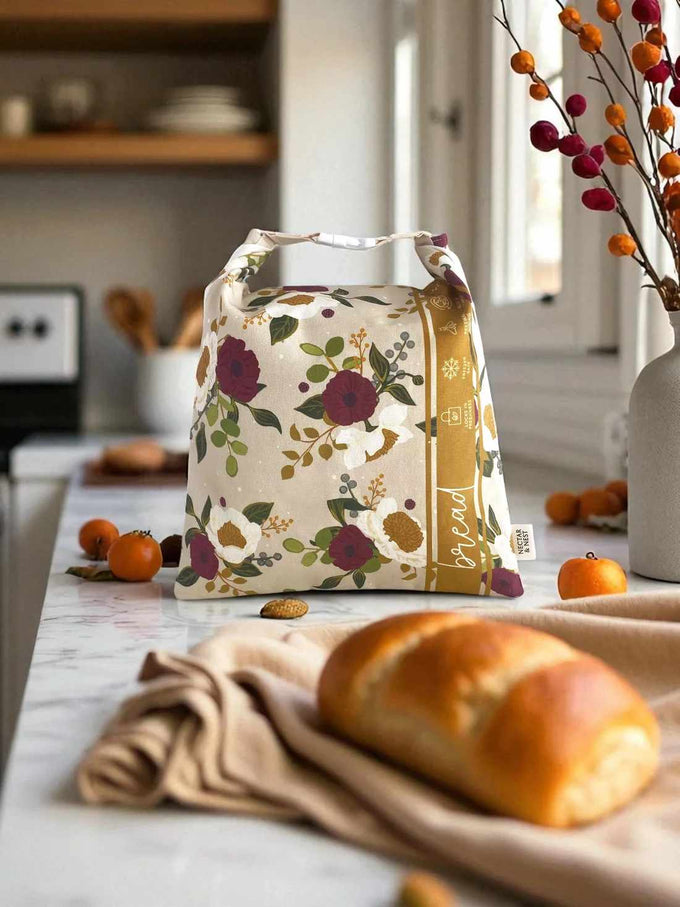 Bread Baker Storage Set – Beeswax Bag and Bowl Cover