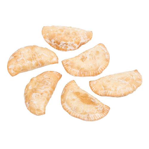Six handcrafted blueberry fry pies with golden-baked crusts, part of Kitchen & Food, Snacks and Sweets, USA Made, and Best Sellers collections.