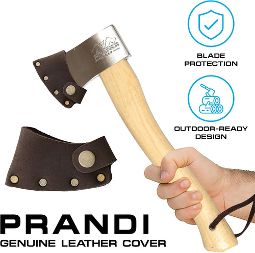 Prandi PRA706003 Leather Yankee Hatchet Blade Cover