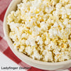 Bowl of light, fluffy butter-flavored popcorn made from unique heirloom kernels, perfect for a quick snack, featured in Kitchen & Food, Snacks and Sweets, USA Made collections.