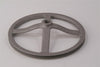 Heavy-duty metal pulley wheel designed for meat grinding machinery, handcrafted and made in USA, ideal for Kitchen & Food, Specialty Equipment, Butchering Supplies, Best Sellers, and Promo Eligible collections.
