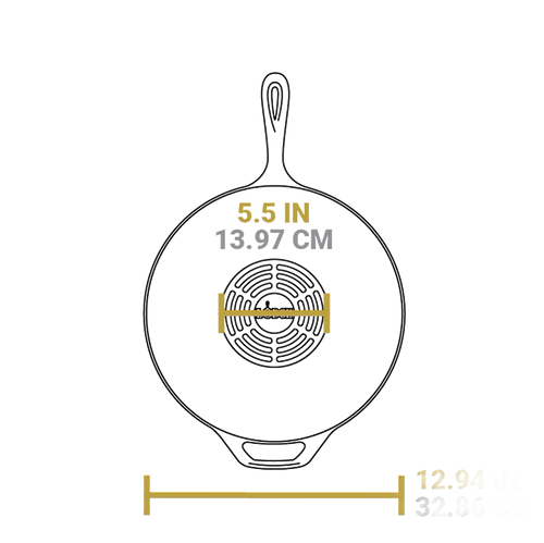 Lodge Chef Collection Cast Iron Wok - 12.5"