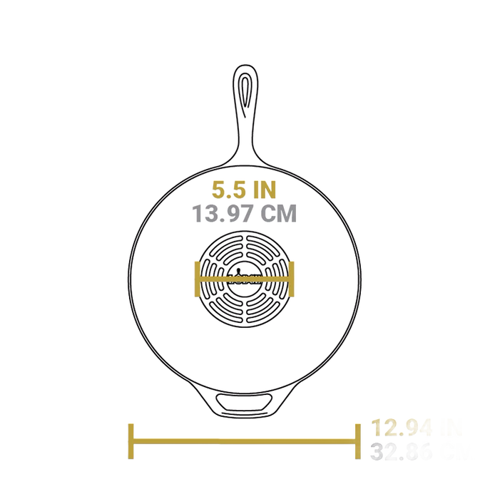 Lodge Chef Collection Cast Iron Wok - 12.5"