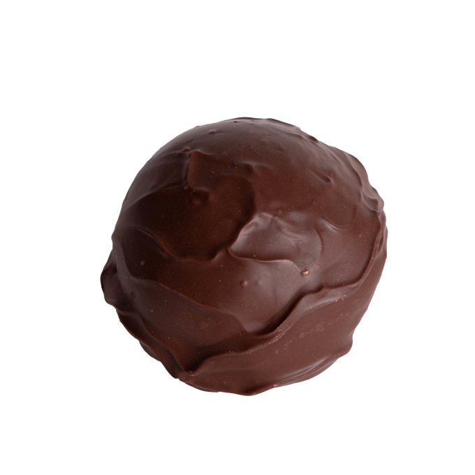 Handcrafted hot chocolate bomb made in USA, rich chocolate sphere with mini marshmallows inside, perfect for Kitchen & Food, Snacks and Sweets, Beverages, USA Made, Best Sellers, and Promo Eligible collections.