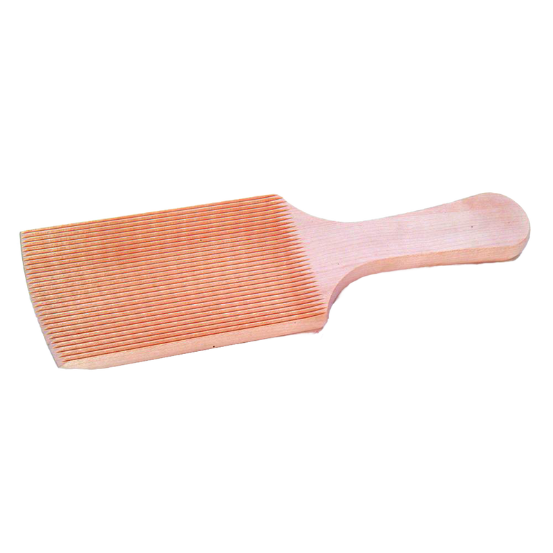 Handcrafted grooved hardwood paddle with fine grooves to drain buttermilk, German made, perfect for Kitchen & Food, Specialty Equipment, Making Butter, Best Sellers, and Promo Eligible collections.