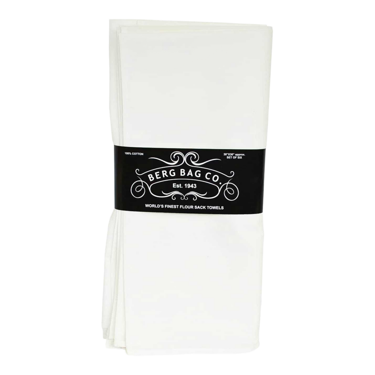 Flour Sack Kitchen Towels - Pack of 6