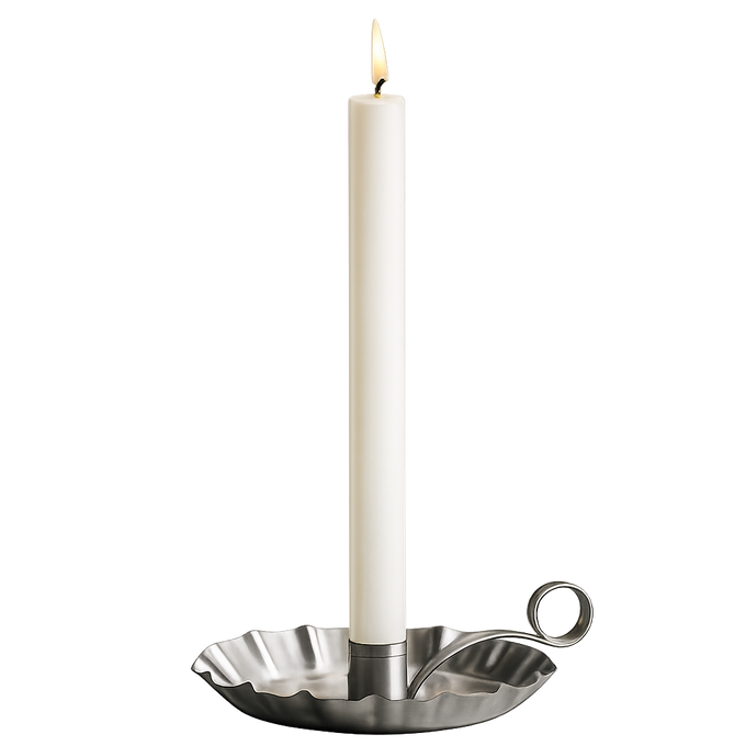 10" White Dripless Candles - Pack of 12
