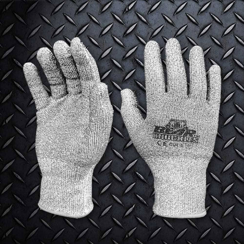 Pair of handcrafted, durable cut-resistant breathable gloves in woven fabric with subtle texture, suitable for Health & Wellness, Farm, Garden & Tool, Hand Tools and Hardware collections.