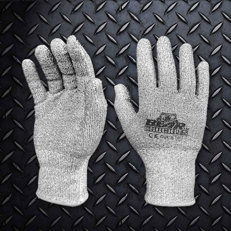 Pair of handcrafted, durable cut-resistant breathable gloves in woven fabric with subtle texture, suitable for Health & Wellness, Farm, Garden & Tool, Hand Tools and Hardware collections.