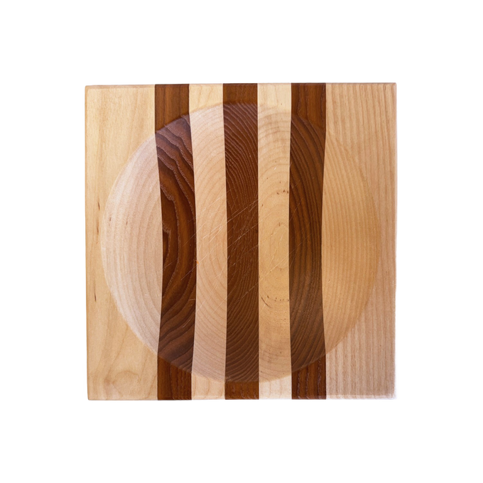 Lehman's Kitchen Double-Bladed Ulu Knife & Bowl Set