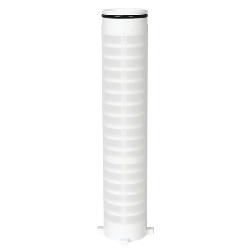 Tall white coarse replacement cartridge for sediment water filter with 150-micron filtration, handcrafted in USA, ideal for appliances, emergency supplies, and water treatment needs.