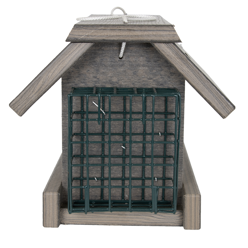 Amish-Made Large Polywood Bird Feeder with Suet Bin