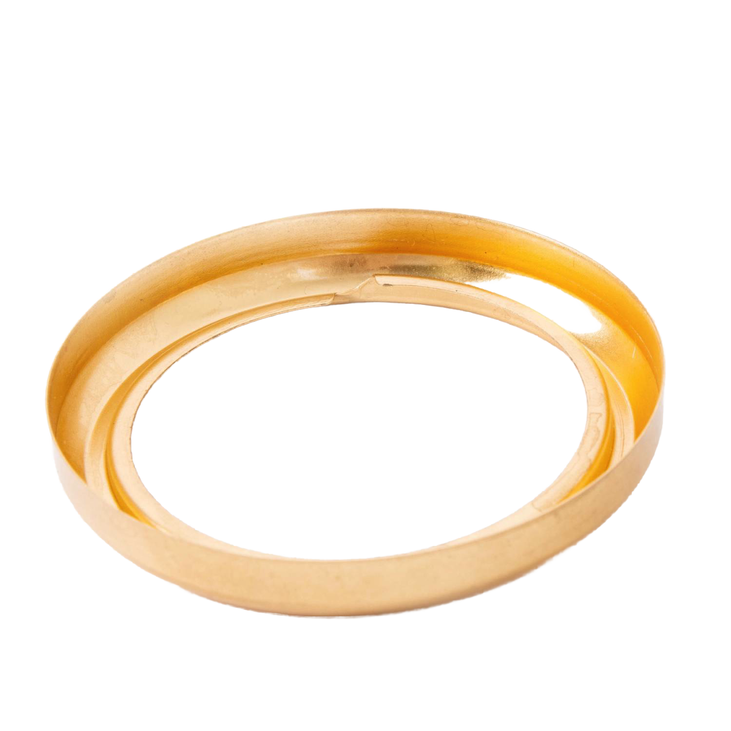 Brass burner collar with new blade style and thread ring design, 2-5/8 inch diameter, suitable for lamps and lighting parts in best sellers and promo eligible collections.