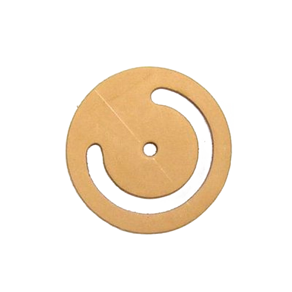 Natural tan circular replacement check leather for water pumps, designed for lasting performance and reliable sealing, suitable for Appliances, Water Pumps, Pump Parts and Tools, and Best Sellers collections.