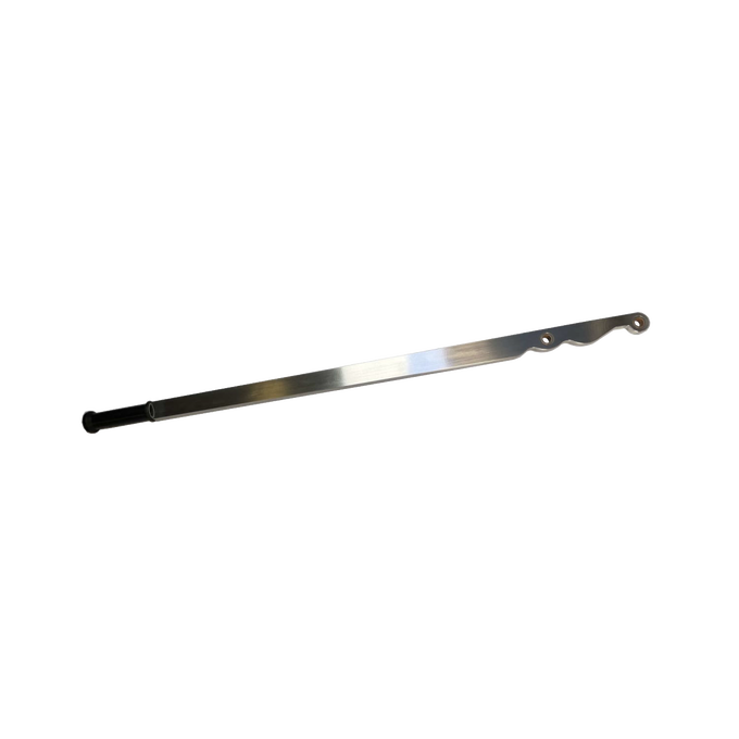 Long stainless steel lever arm designed for deep well pump head assemblies, crafted in the USA for durable, reliable water pumping in appliances and deep well systems.