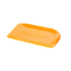 Orange Petromax pan scraper designed for gently removing residue from cast iron cookware, featured in Kitchen & Food, Cookware, Cast Iron, Best Sellers, and Promo Eligible collections.