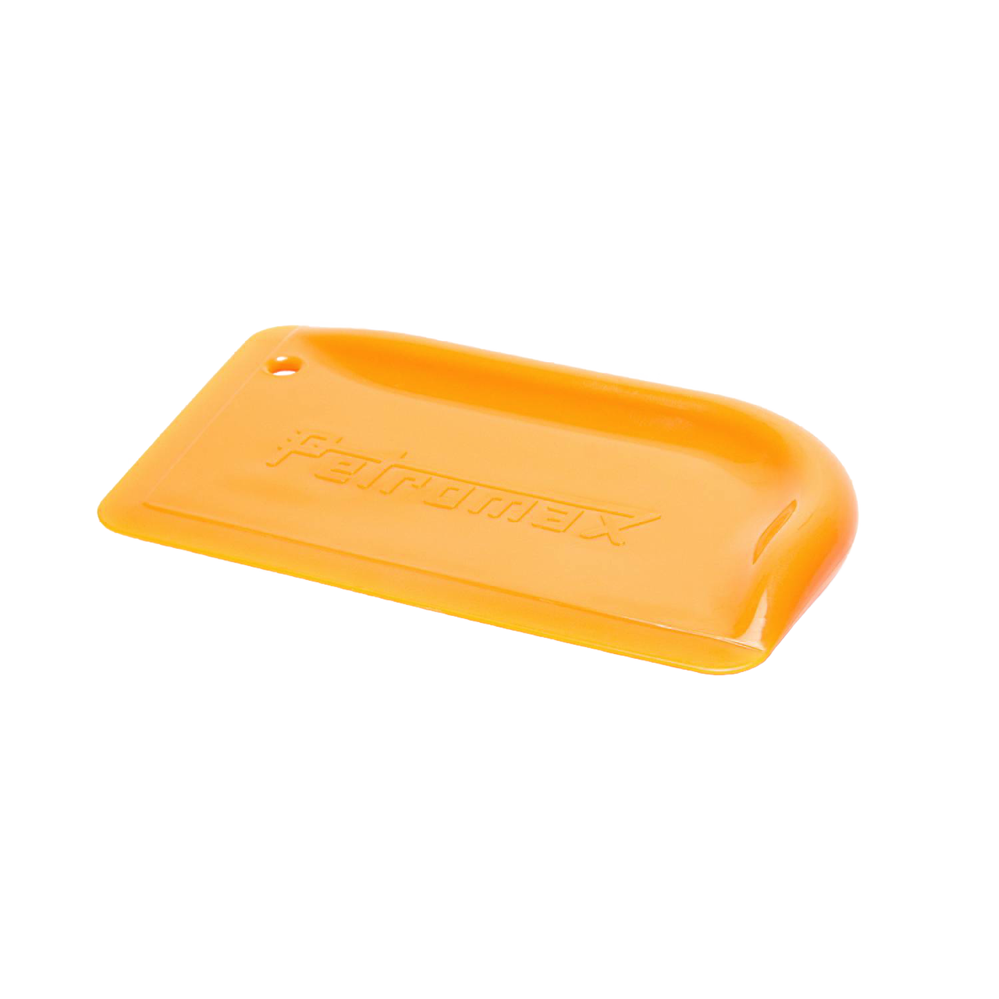 Orange Petromax pan scraper designed for gently removing residue from cast iron cookware, featured in Kitchen & Food, Cookware, Cast Iron, Best Sellers, and Promo Eligible collections.